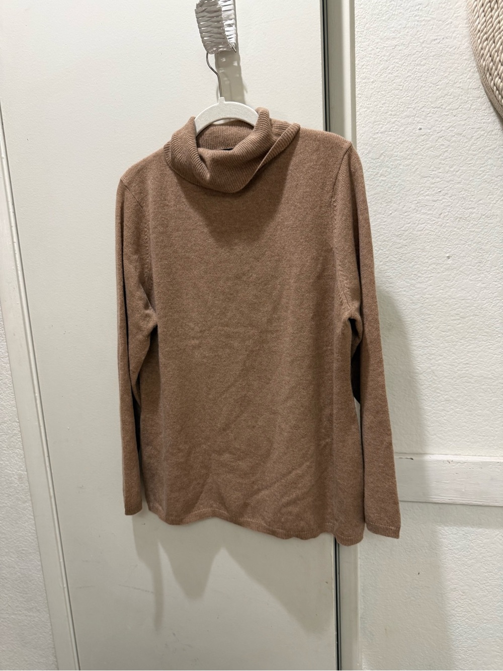 Charter Club 100% cashmere Women's Turtleneck Sweater - Taupe XL